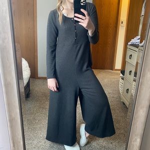 Cozy Wide Leg Jumpsuit